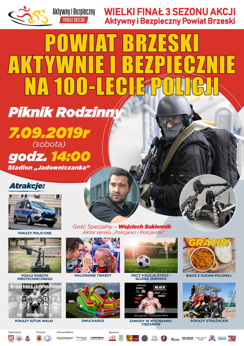 Aktywnie i bezpiecznie na 100-lecie policji