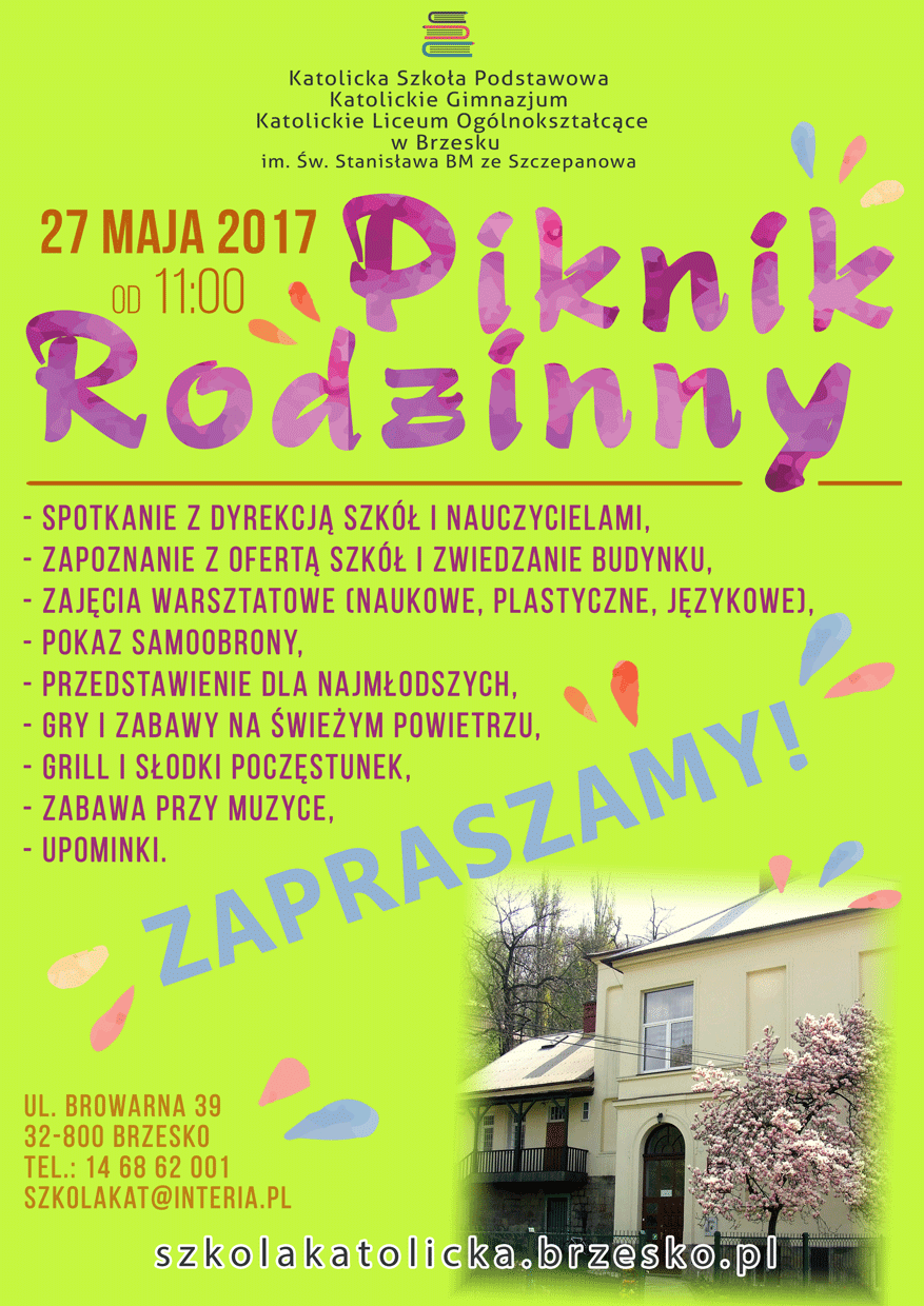 Zaproszenie na piknik rodzinny