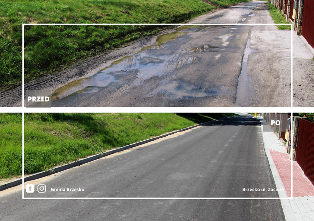 Przebudowana ulica Zacisze