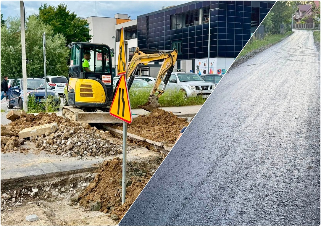 Gibałówka i Powstańców Warszawy w remoncie