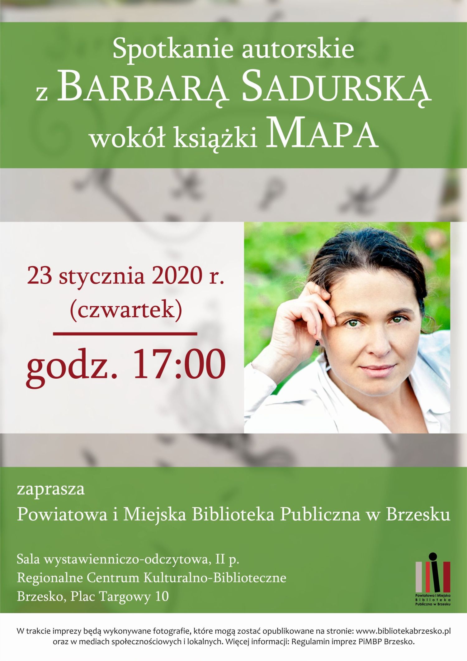 Spotkanie autorskie z Barbarą Sadurską