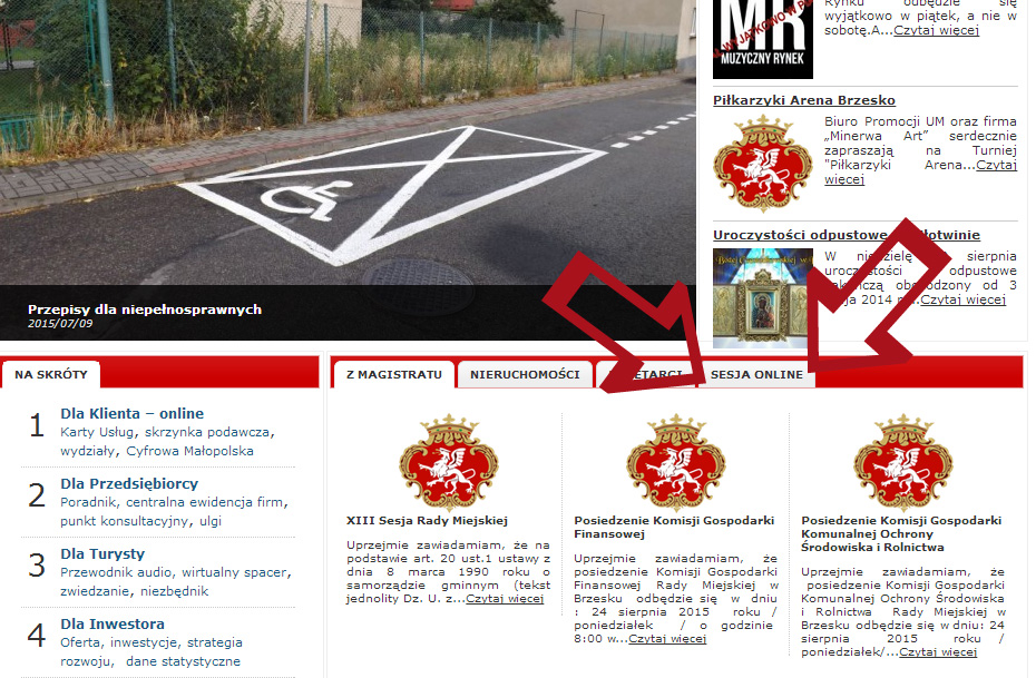 Sesja rady miejskiej online