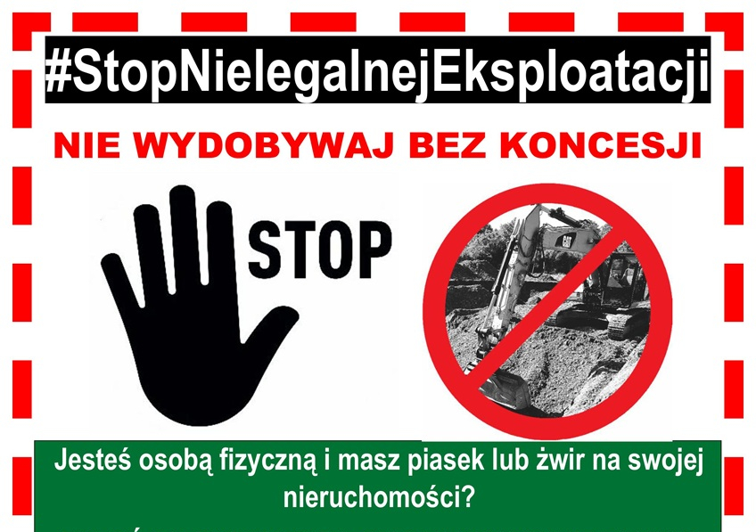 Nie wydobywaj bez koncesji!