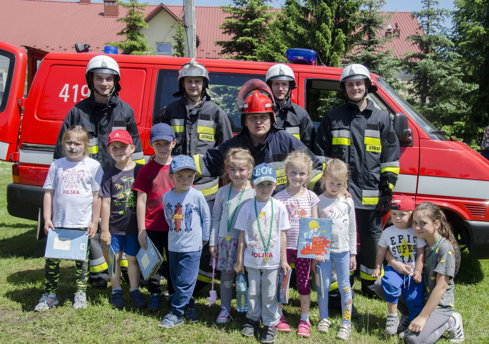 Strażacy przedszkolakom
