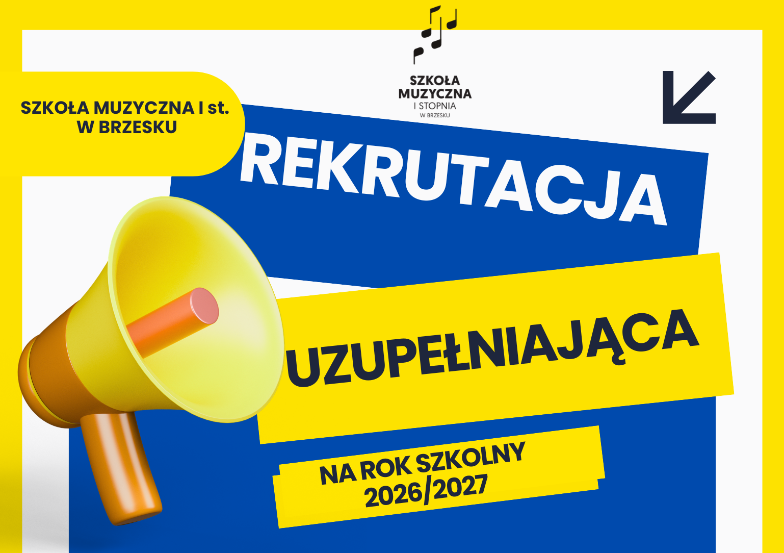 Szkoła Muzyczna I stopnia w Brzesku ogłasza nabór uzupełniający