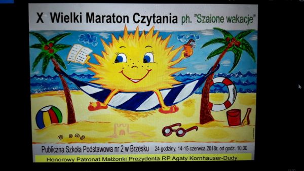X Maraton Czytania w PSP nr 2 w Brzesku