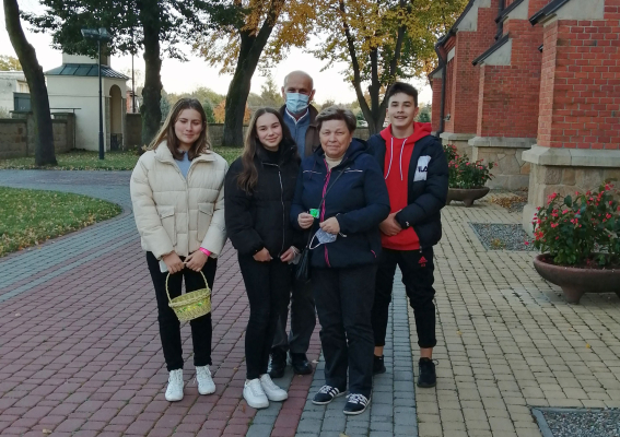 Odblaskowe akcje w Mokrzyskach