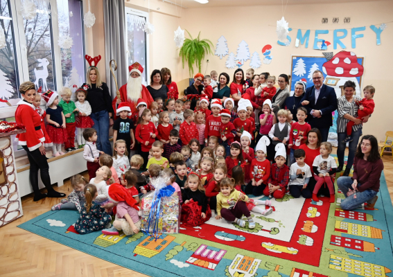 Święty Mikołaj w brzeskich przedszkolach