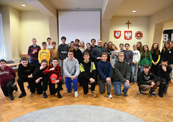 Lekcja WOS-u w magistracie