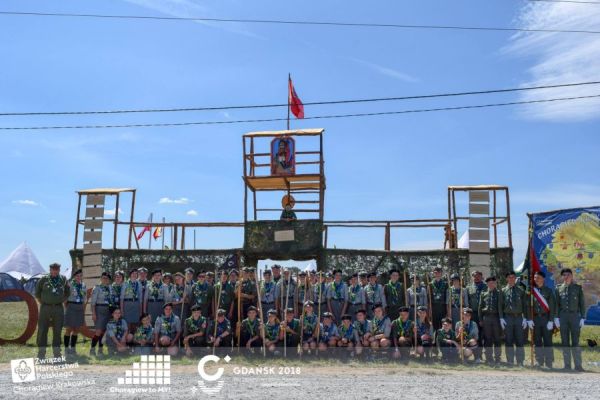 Brzescy harcerze na zlocie w Gdańsku