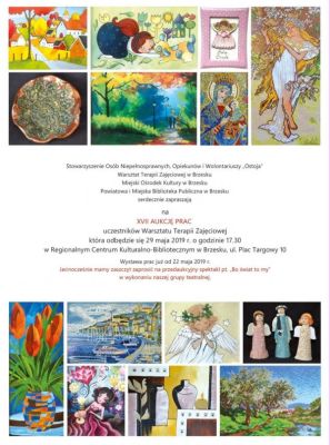 Zapraszamy na XVII Aukcję Prac uczestników WTZ Brzesko