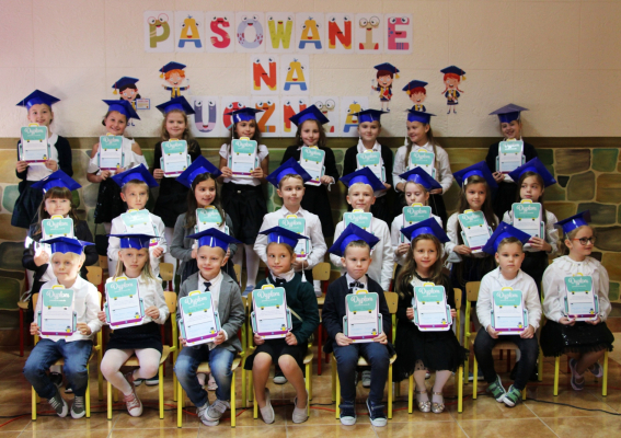 Ślubowanie pierwszaków w Szczepanowie