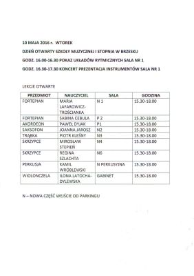 Dni otwarte w Szkole Muzycznej
