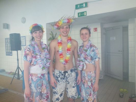 Super zabawy na brzeskiej pływalni…