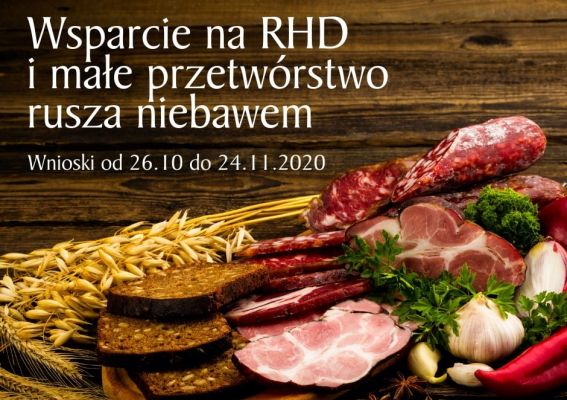 ARiMR: Dotacje na małe przetwórstwo i RHD