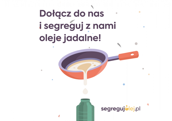 Segreguj z nami oleje jadalne.