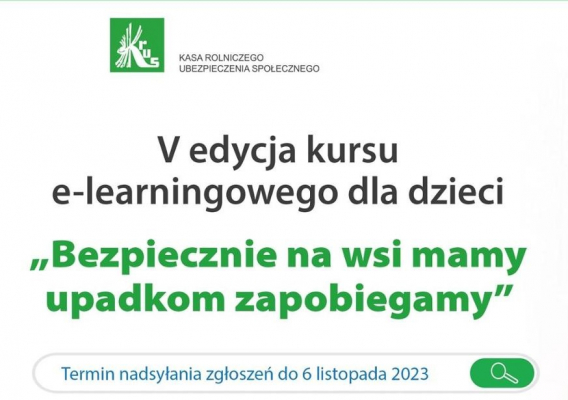Zapraszamy do udziału w konkursie organizowanym przez KRUS