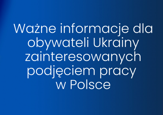 Rynek pracy - pomoc dla obywateli Ukrainy
