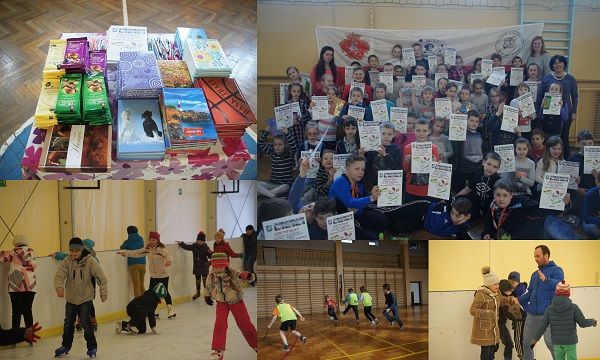 Ferie zimowe zdrowo i sportowo w PSP3 Brzesko
