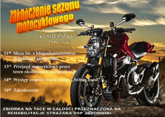 Zakończenie sezonu motocyklowego