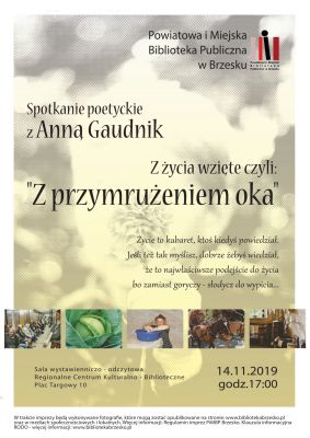 Spotkanie z Anną Gaudnik