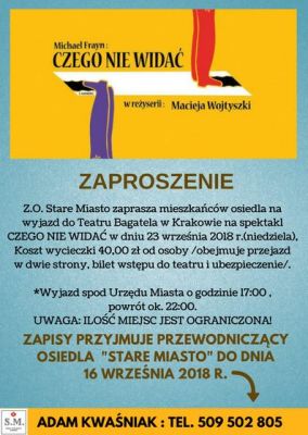 Zarząd osiedla Stare Miasto zaprasza