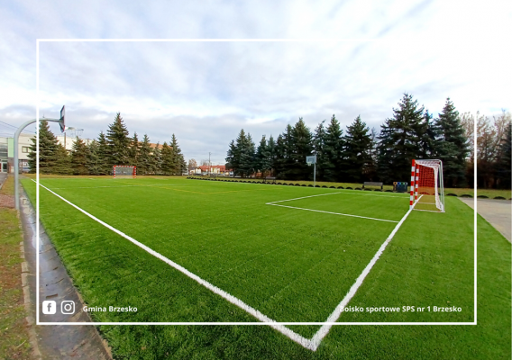 Przebudowane boisko przy SP 1 Brzesko