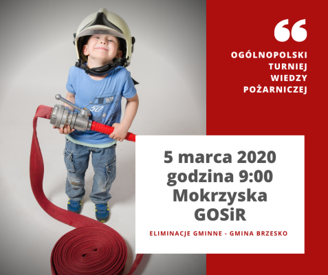 Eliminacje do Ogólnopolskiego Turnieju Wiedzy Pożarniczej