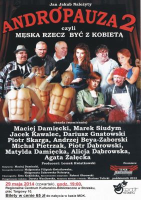 Zaproszenie na spektakl komediowy