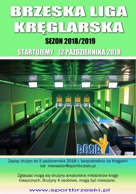 BRZESKA LIGA KRĘGLARSKA -  BOSiR