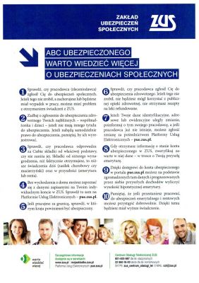 ZUS informuje
