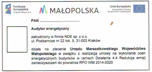 Audyt energetyczny dot. wymiany kotłów