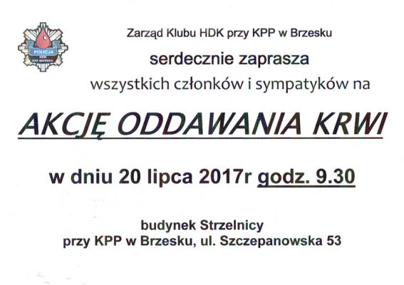 Akcja oddawania krwi