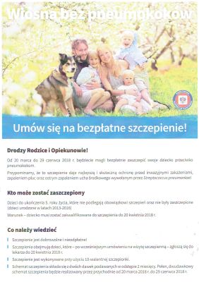 Zaszczep swoje dziecko przeciwko pneumokokom