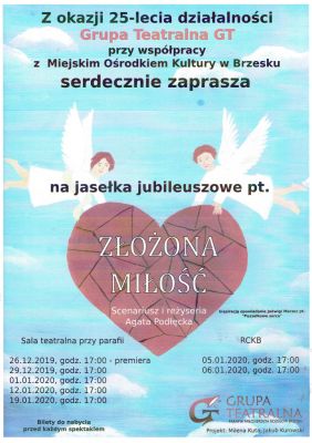 „Złożona miłość” na 25 lat Grupy Teatralnej GT