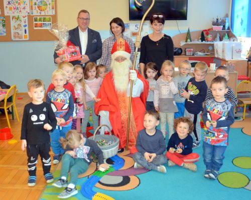 Mikołaj w  przedszkolach