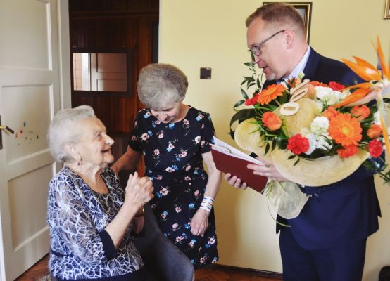 Pani Janina Wąs skończyła 100 lat