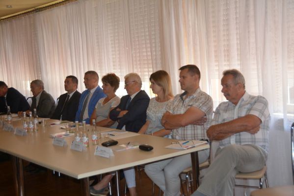 Posiedzenie zarządu województwa w Brzesku