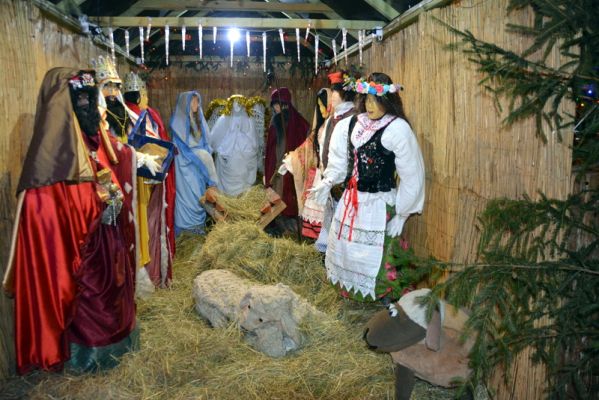 Szopka bożonarodzeniowa poświęcona