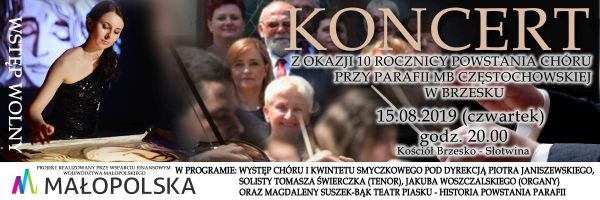 Koncert w kościele Matki Bożej Częstochowskiej w Słotwinie