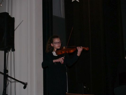 Występ uczniów szkoły muzycznej