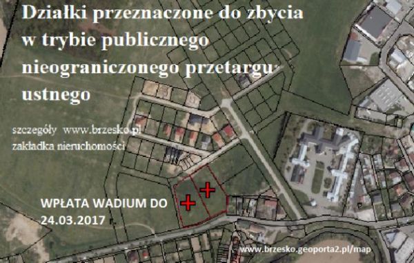 Do sprzedaży działki komercyjne