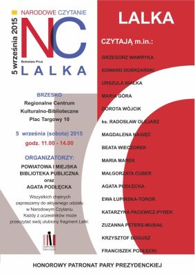 Narodowe czytanie "Lalki" 