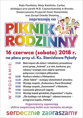 Zaproszenie na piknik rodzinny