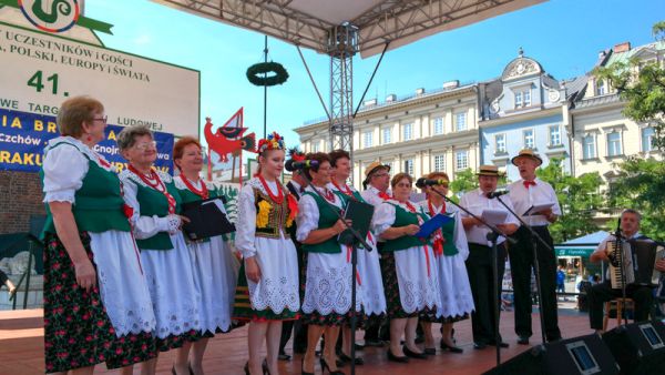 Promocja gminy Brzesko na targach sztuki ludowej w Krakowie