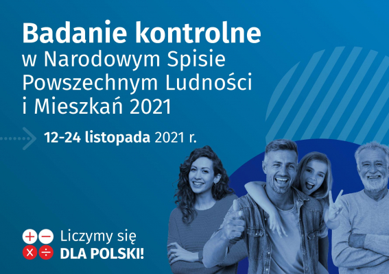 Badanie kontrolne w Narodowym Spisie Powszechnym Ludności w Mieszkań 2021