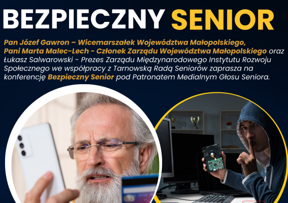 ZAPRASZAMY NA CYKL KONFERENCJI PN. BEZPIECZNY SENIOR