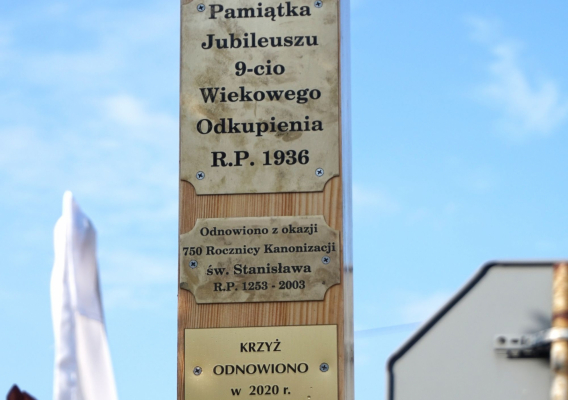 Nowy krzyż w Sterkowcu