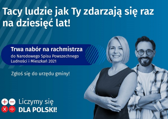 NABÓR UZUPEŁNIAJĄCY  NA RACHMISTRZÓW SPISOWYCH