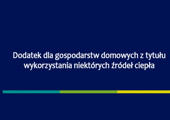 Dodatek dla gospodarstw domowych